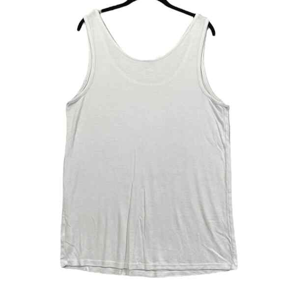 Terra & Sky Womens Size 1X 16W-18W Tank Top White - Picture 3 of 5